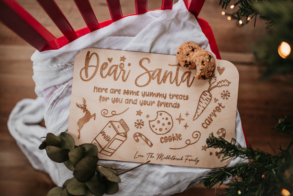 SOLD OUT Santa Snack Board