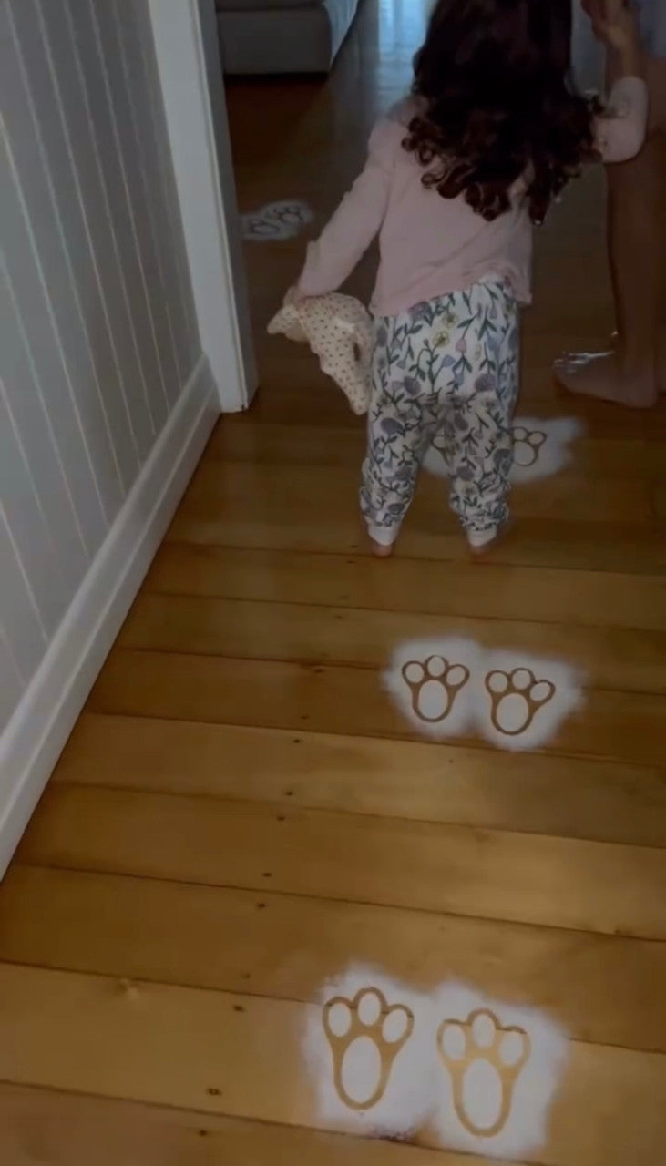 Easter Bunny Foot Prints