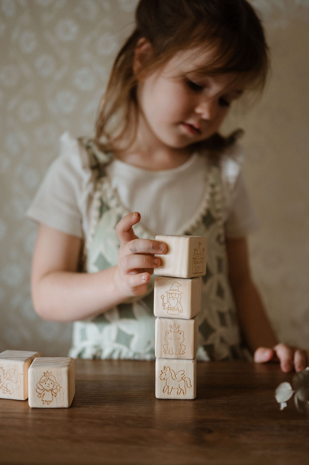 Personalised Wooden Name - Letter Blocks