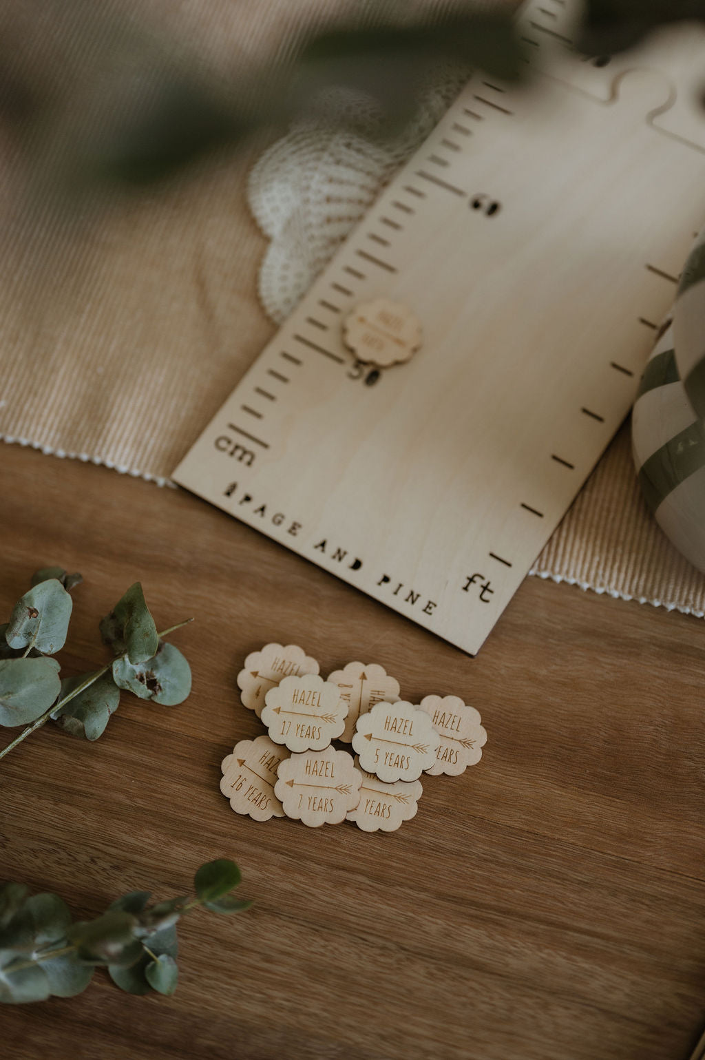 Height Chart Markers - Scallop