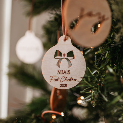 First Christmas Bauble