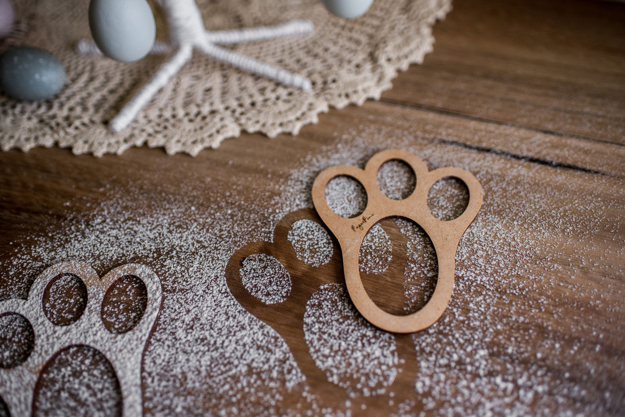 Easter Bunny Foot Prints