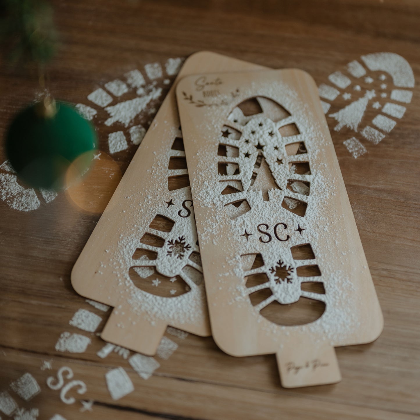 Santa, Reindeer and Elf Stencils