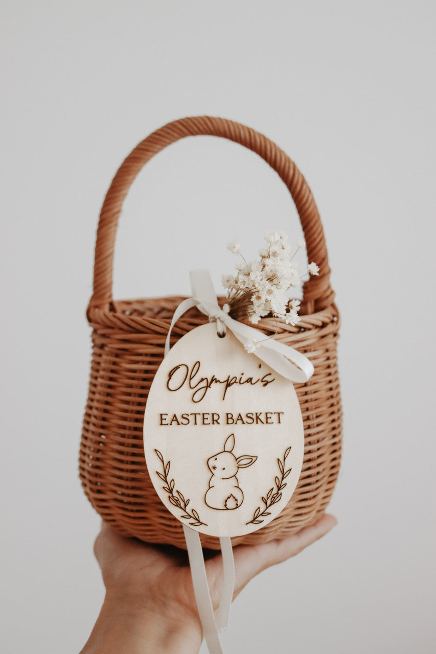 Personalised Easter Basket Tag