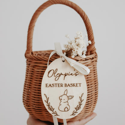 Personalised Easter Basket Tag