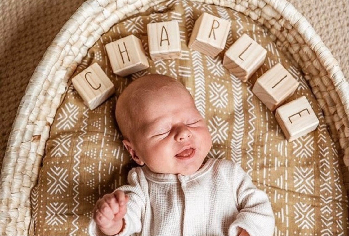 Personalised Wooden Name - Letter Blocks