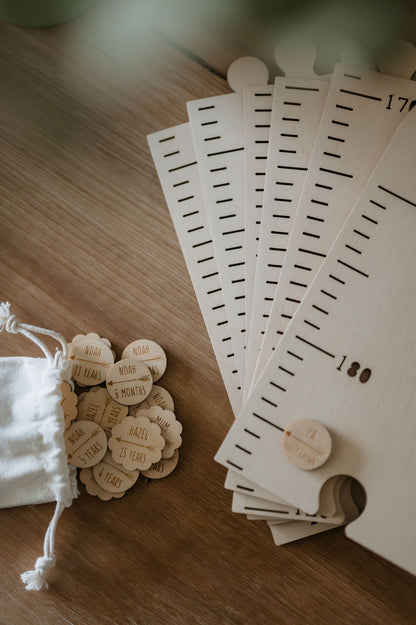 Height Chart Markers - Scallop