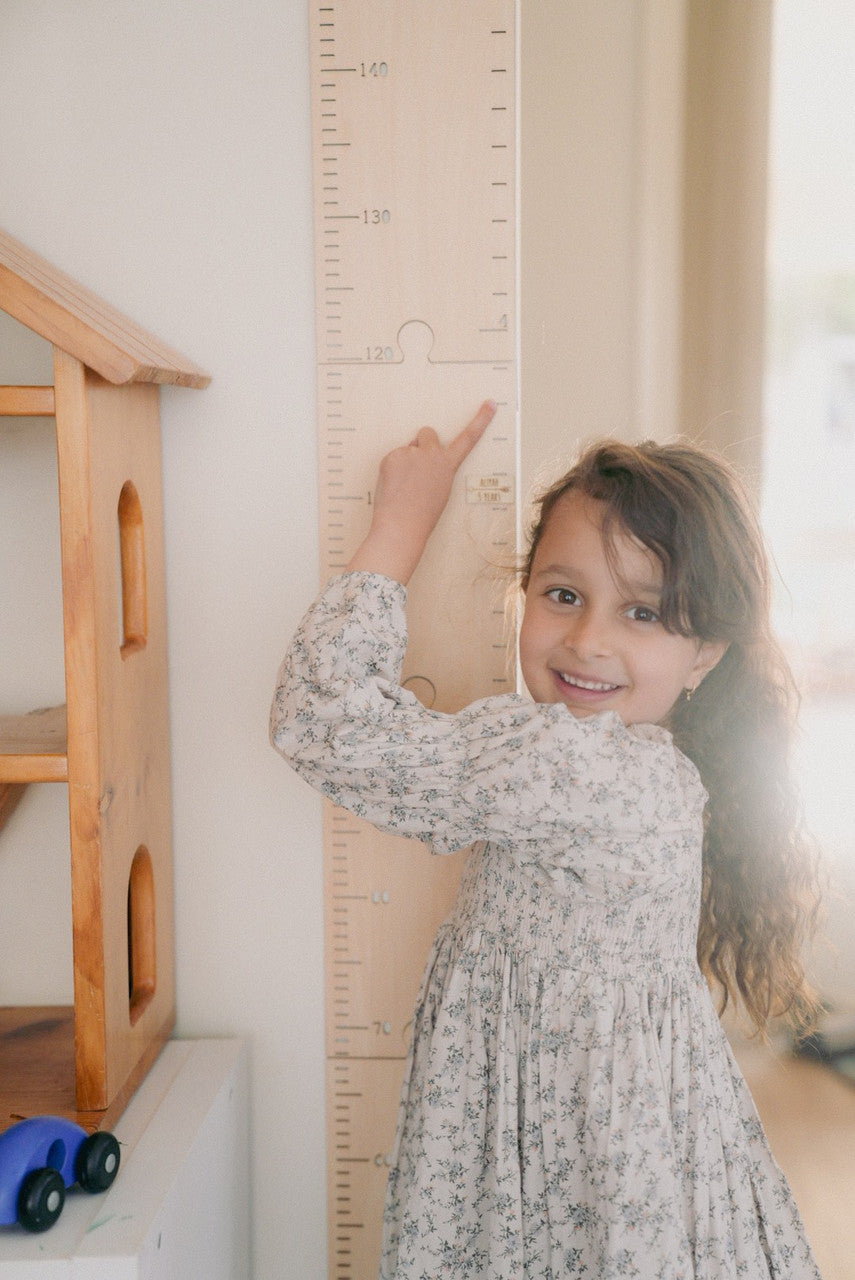 Personalised Timber Height Chart - Rectangle Top
