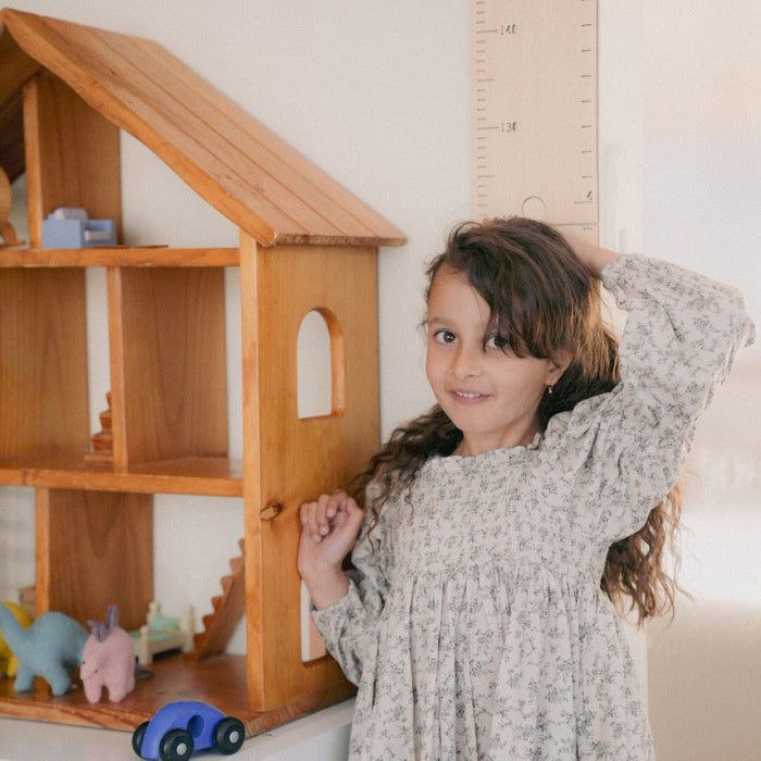 SECONDS - Personalised Timber Height Chart - Round Top
