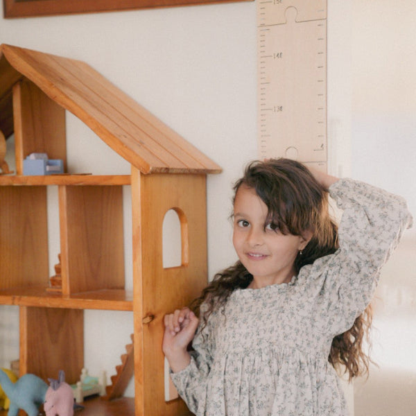 SECONDS - Personalised Timber Height Chart - Rectangle Top