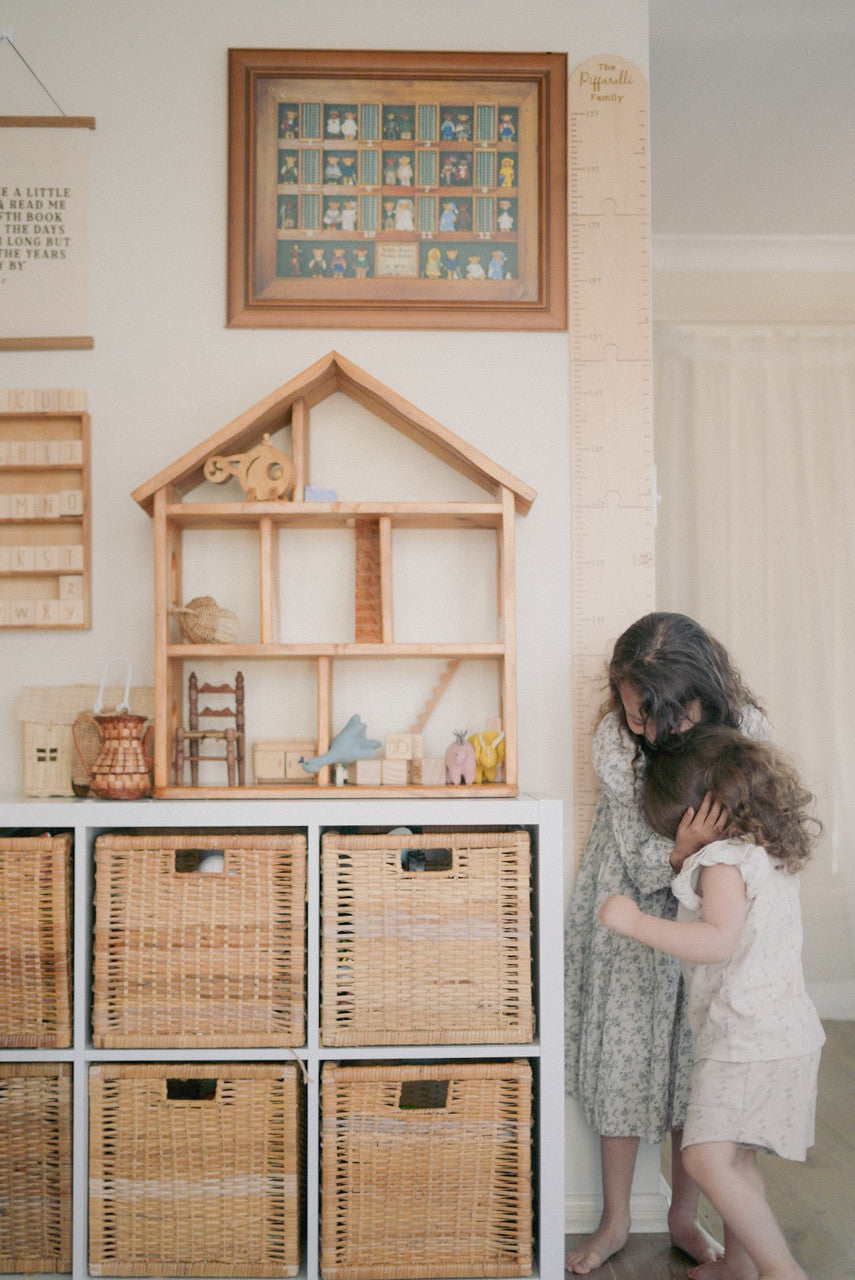 Personalised Timber Height Chart - Round Top