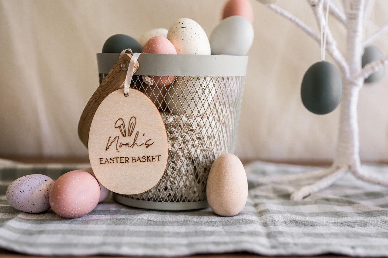 Personalised Easter Basket Tag