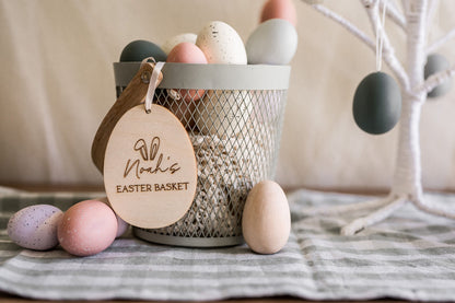 Personalised Easter Basket Tag