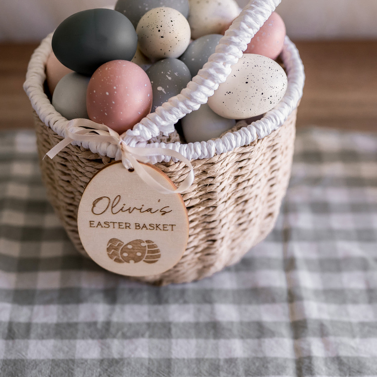 Personalised Easter Basket Tag