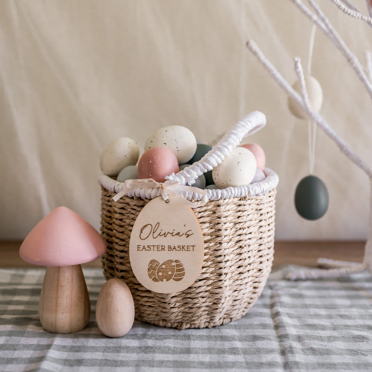 Personalised Easter Basket Tag