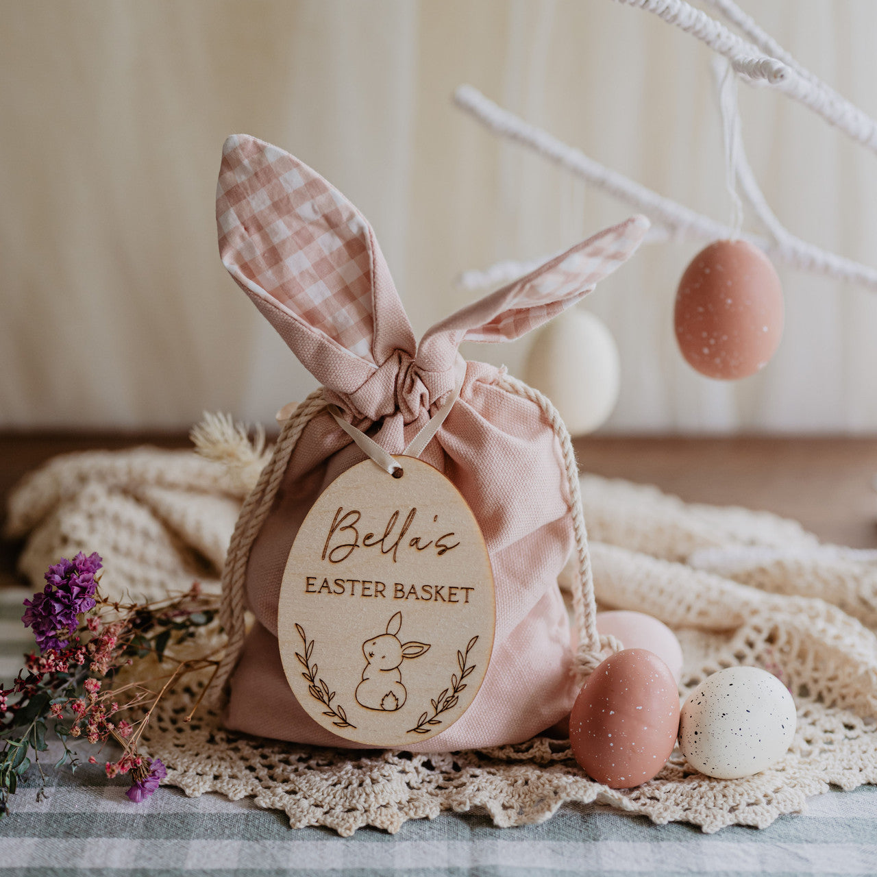 Personalised Easter Basket Tag