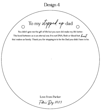 Personalised Fathers Day Plaques