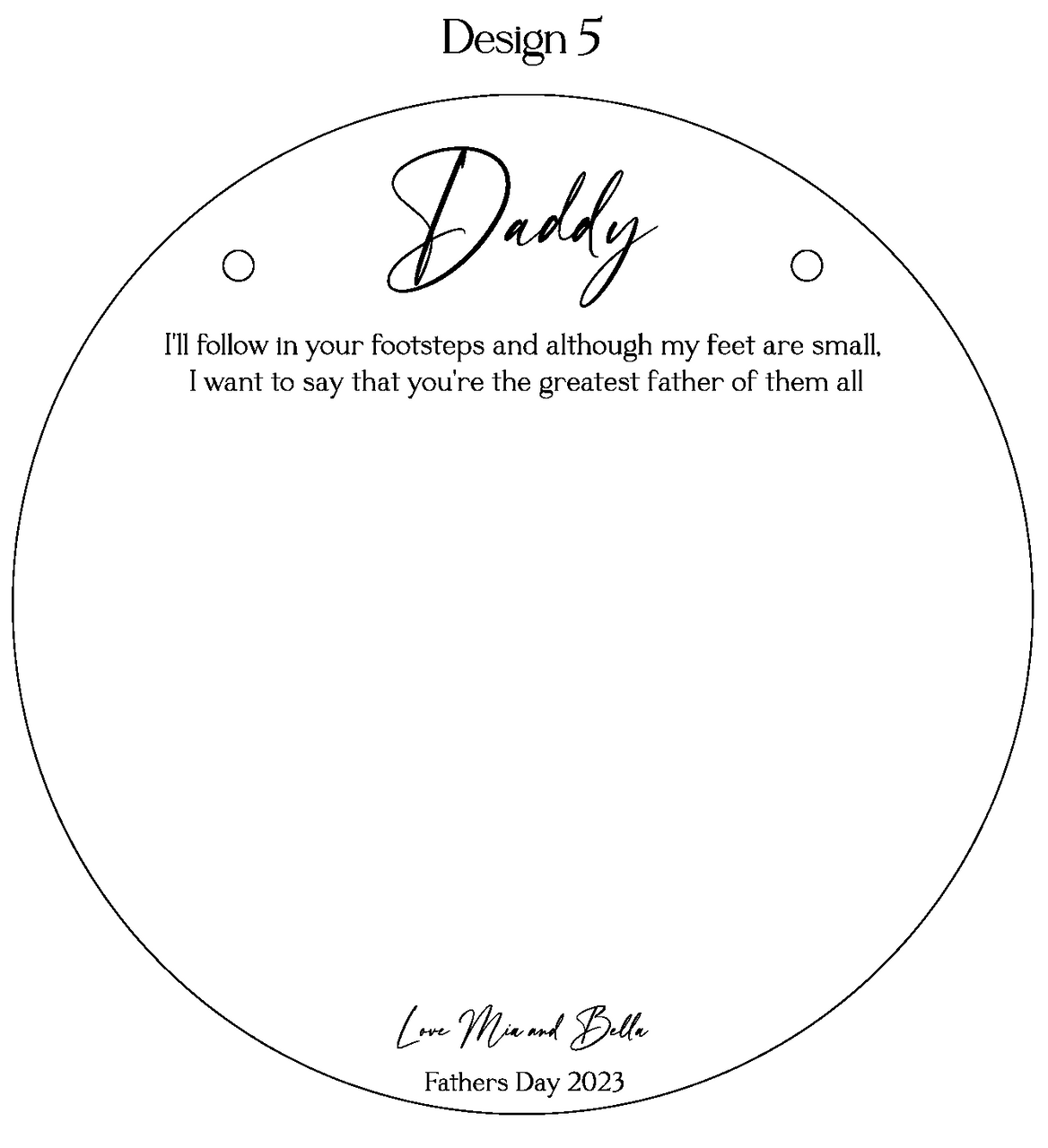 Personalised Fathers Day Plaques
