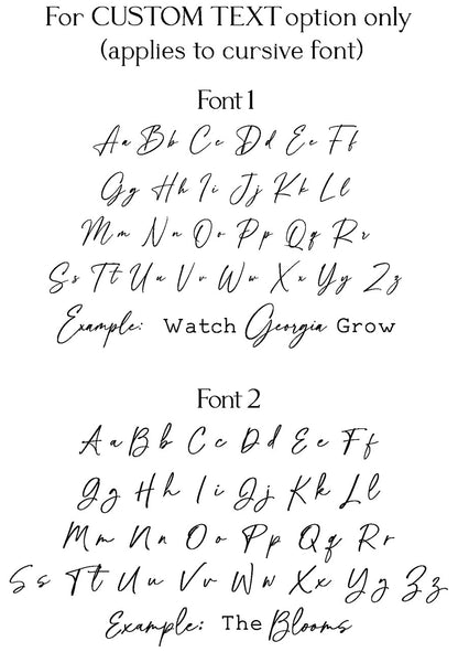 SECONDS - Personalised Timber Height Chart - Rectangle Top