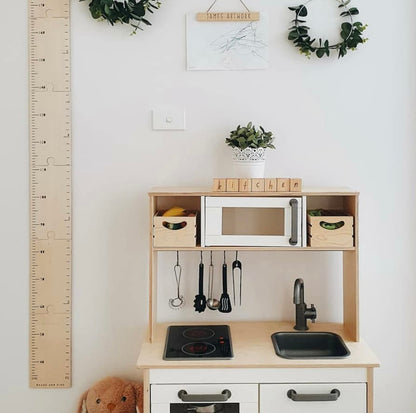 Personalised Timber Height Chart - Rectangle Top