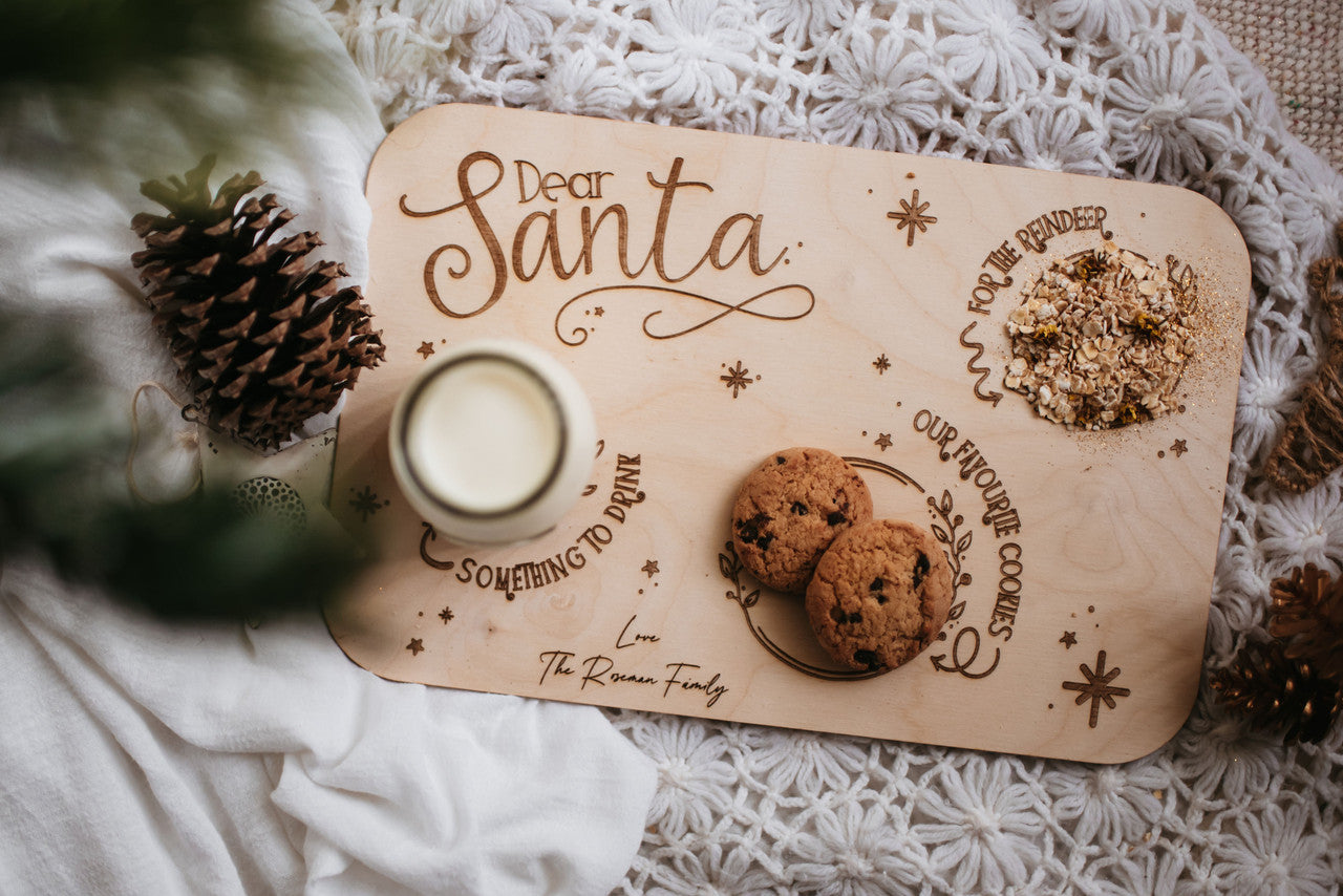 SOLD OUT Santa Snack Board