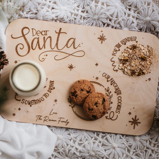 SOLD OUT Santa Snack Board