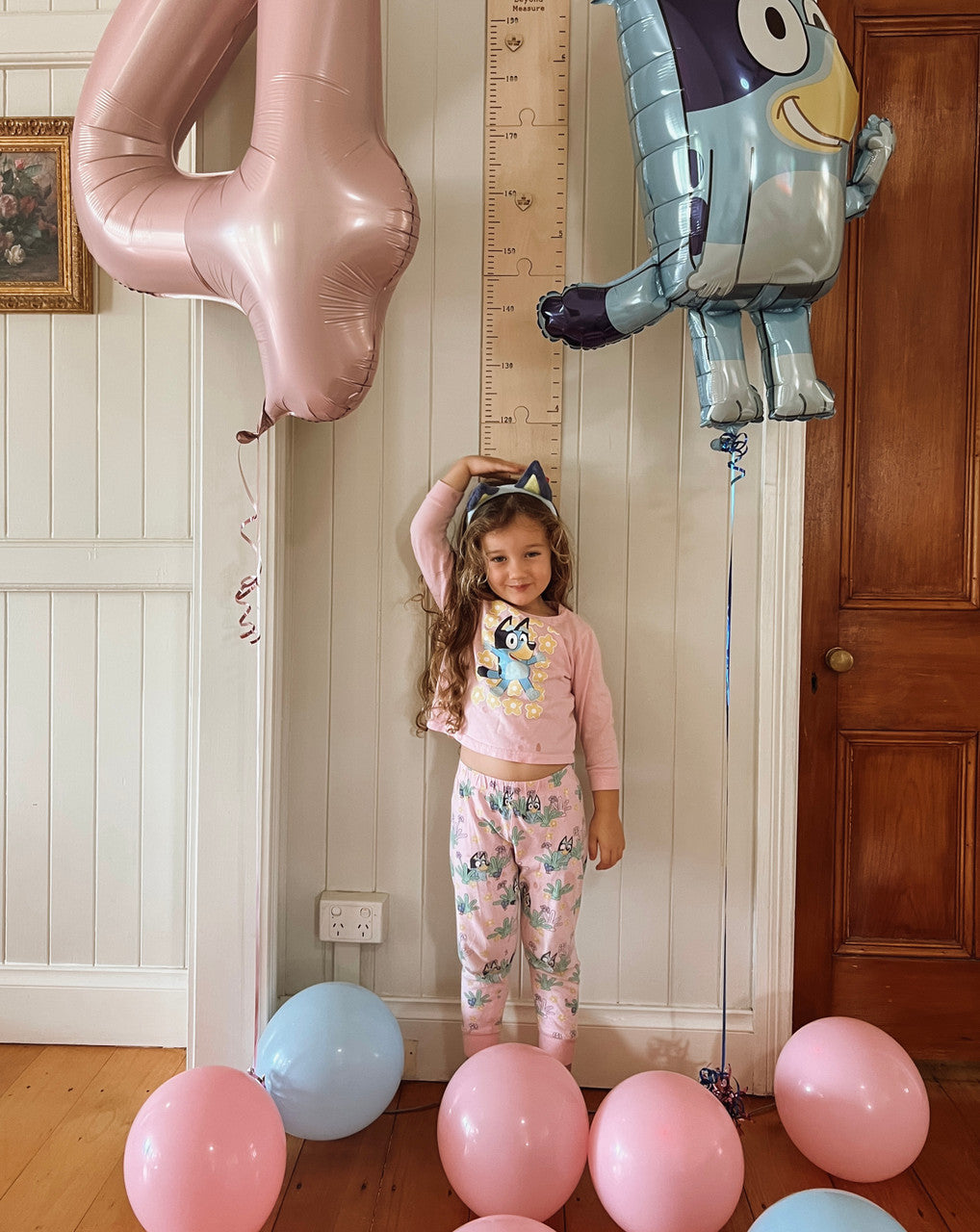 Personalised Timber Height Chart - Rectangle Top