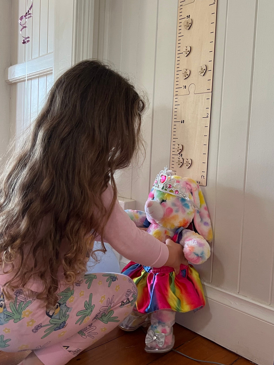 Personalised Timber Height Chart - Rectangle Top