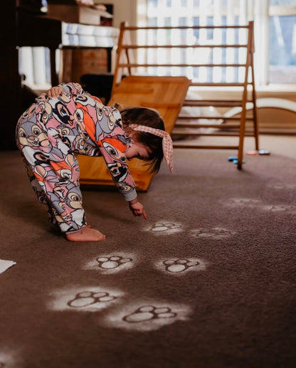 Easter Bunny Foot Prints