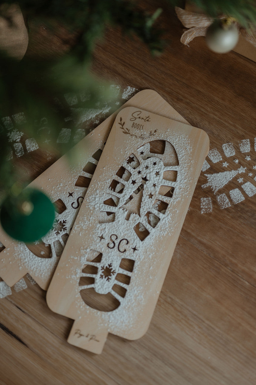 Santa, Reindeer and Elf Stencils