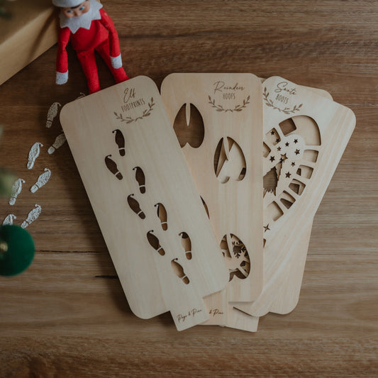 Santa, Reindeer and Elf Stencils