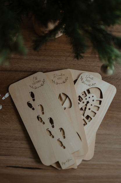 Santa, Reindeer and Elf Stencils