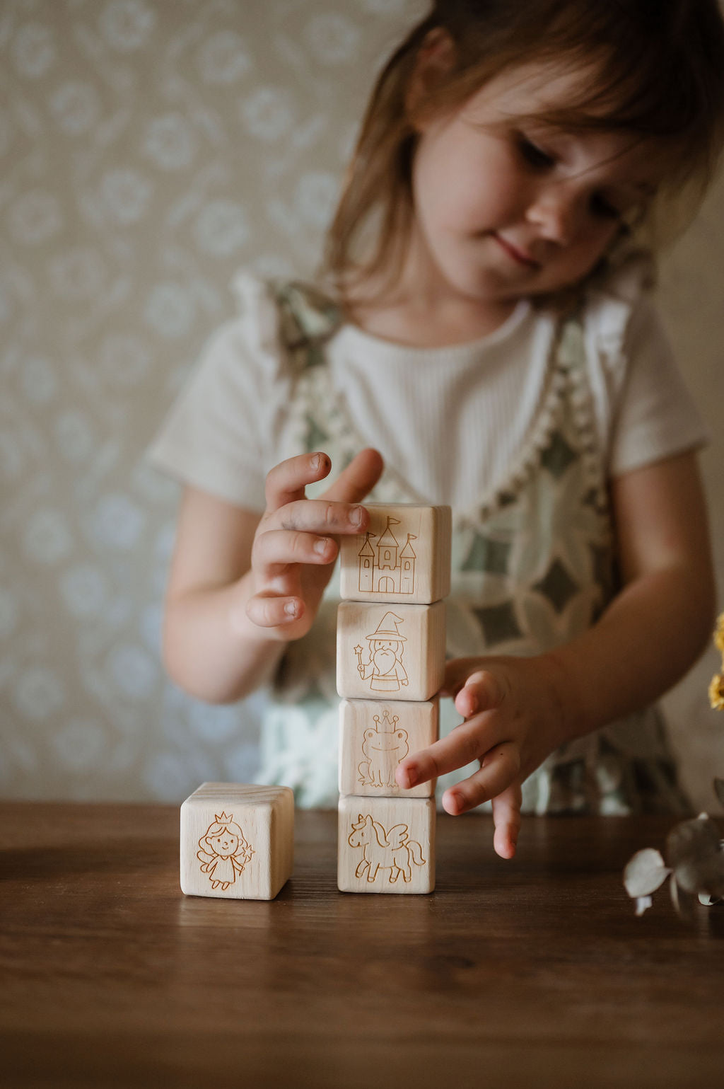 Personalised Wooden Name - Letter Blocks