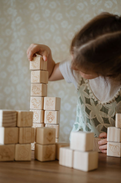 Personalised Wooden Name - Letter Blocks