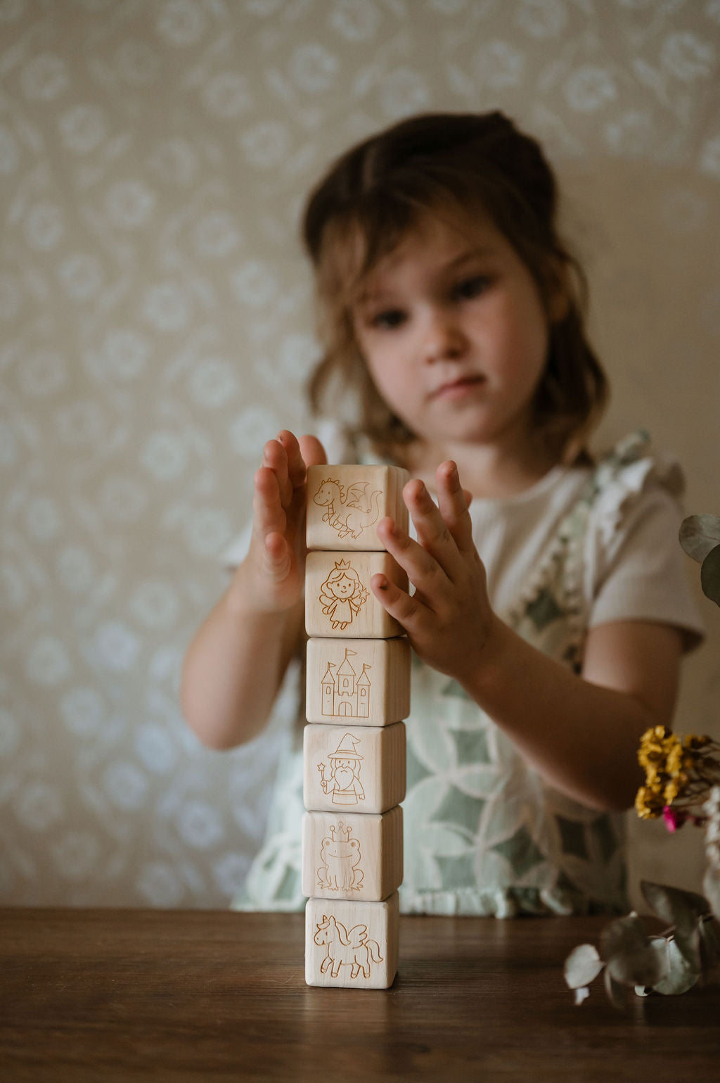 Personalised Wooden Name - Letter Blocks