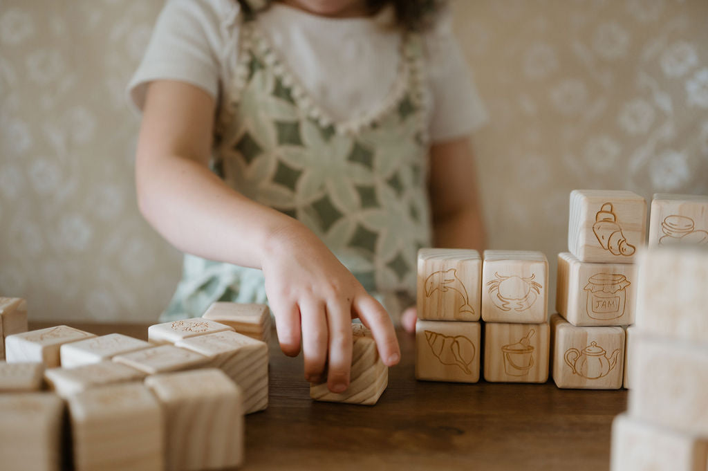 Personalised Wooden Name - Letter Blocks