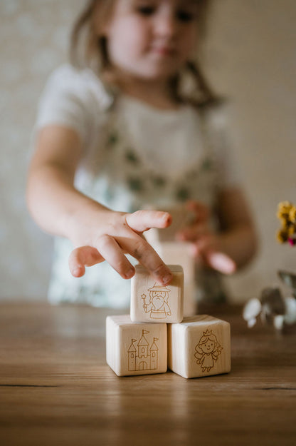 Personalised Wooden Name - Letter Blocks