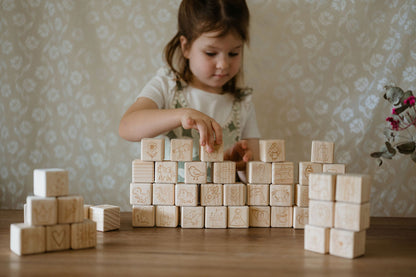 Personalised Wooden Name - Letter Blocks