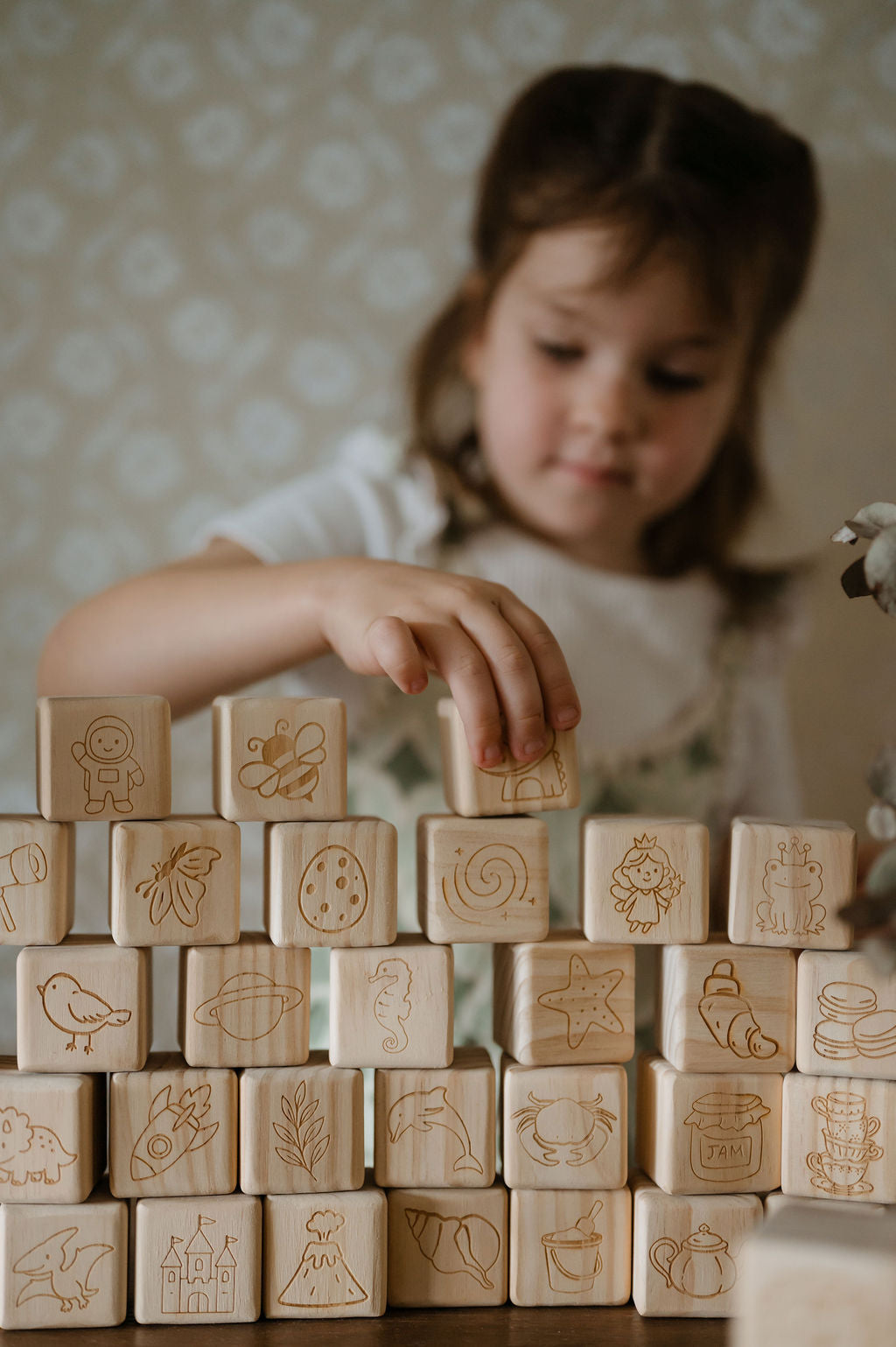Personalised Wooden Name - Letter Blocks
