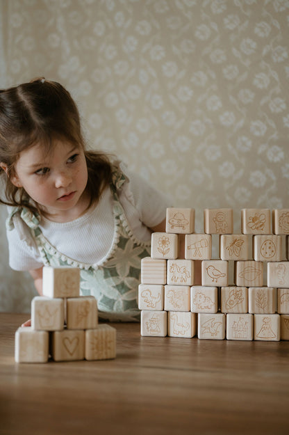 Personalised Wooden Name - Letter Blocks