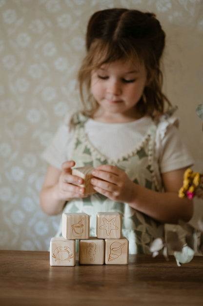 Personalised Wooden Name - Letter Blocks
