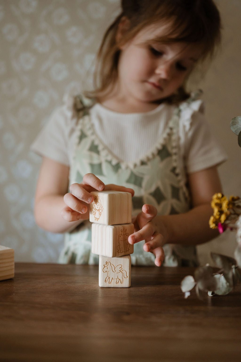 Personalised Wooden Name - Letter Blocks