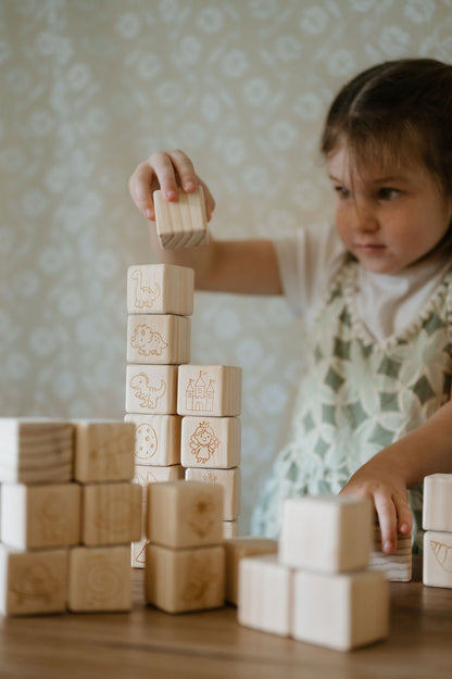 Personalised Wooden Name - Letter Blocks