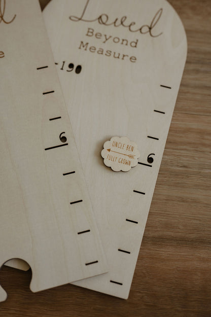 Height Chart Markers - Scallop
