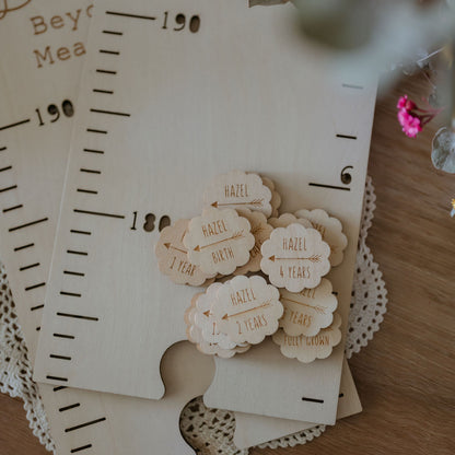 Height Chart Markers - Scallop