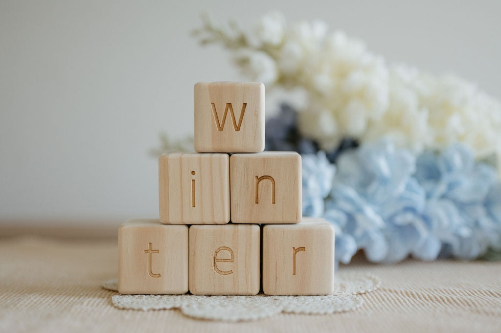 Personalised Wooden Name - Letter Blocks