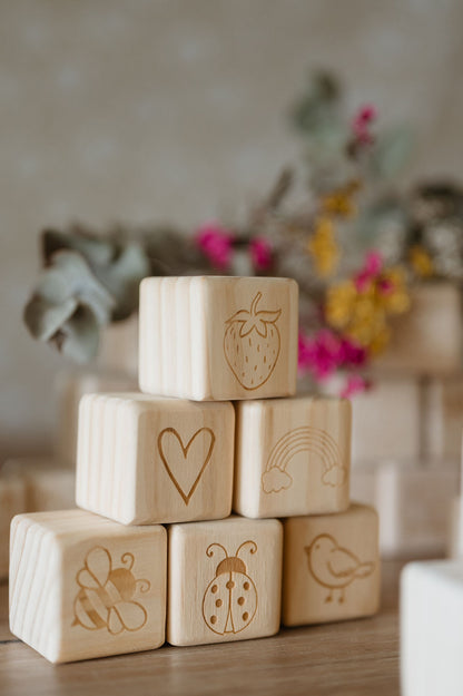 Personalised Wooden Name - Letter Blocks