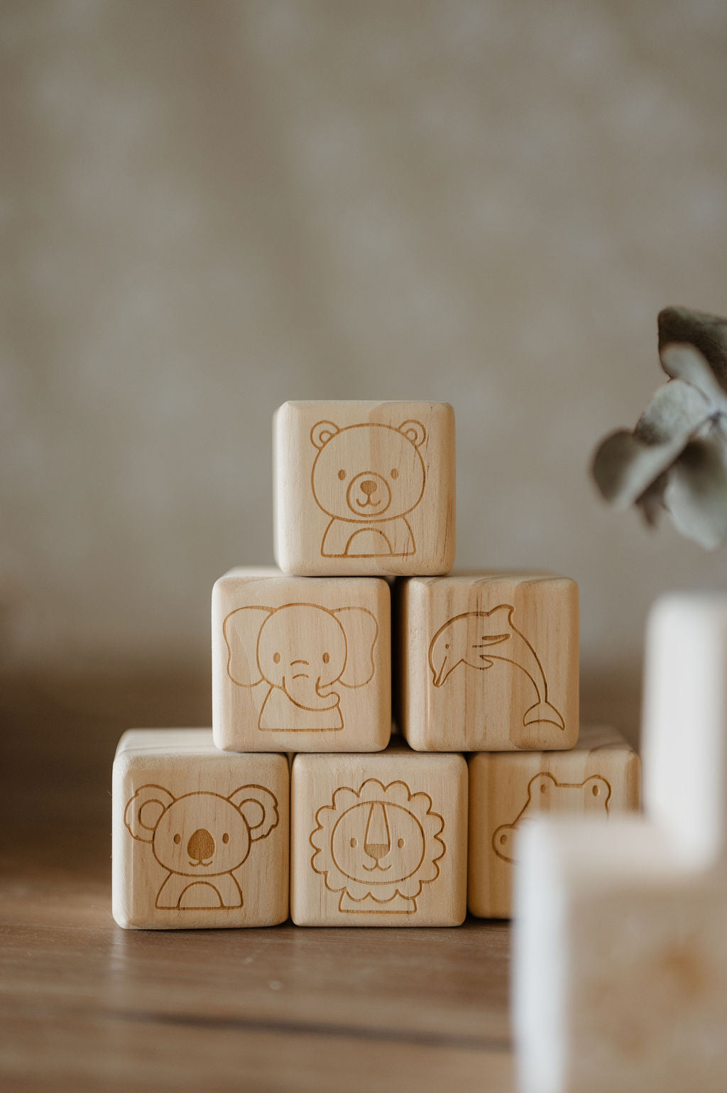 Personalised Wooden Name - Letter Blocks