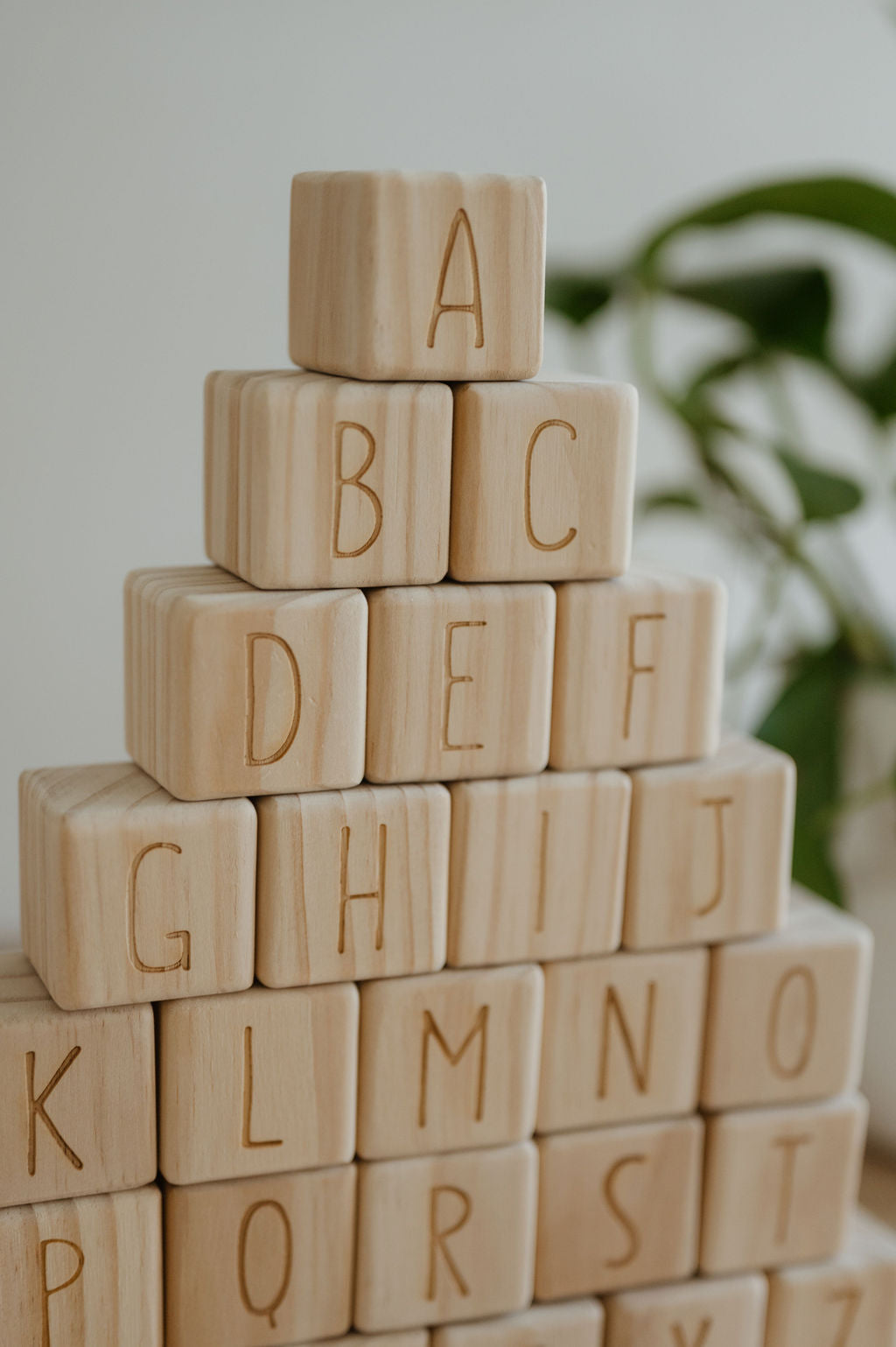 Personalised Wooden Name - Letter Blocks
