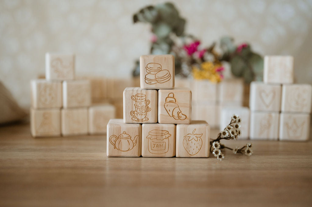 Personalised Wooden Name - Letter Blocks